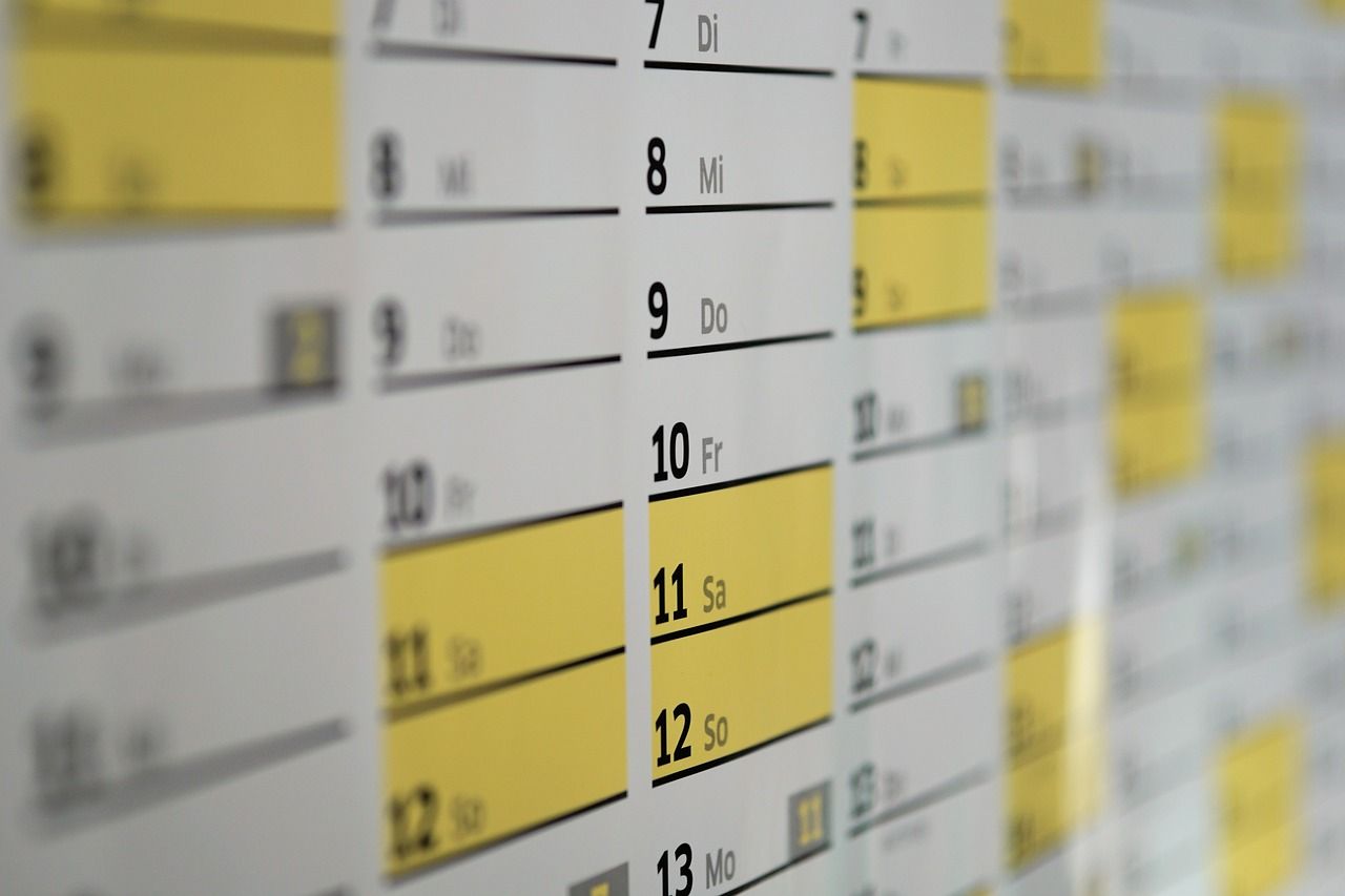 Devconnect event planning tip - pay attention to time slots via Pixabay.jpg