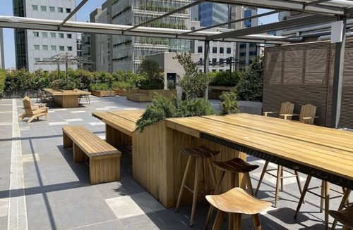 Magnificent Terrace With Plenty of Green Plants