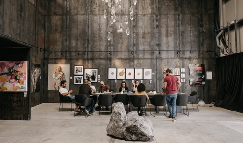 Unique Event Venue With Edgy Minimalist Design