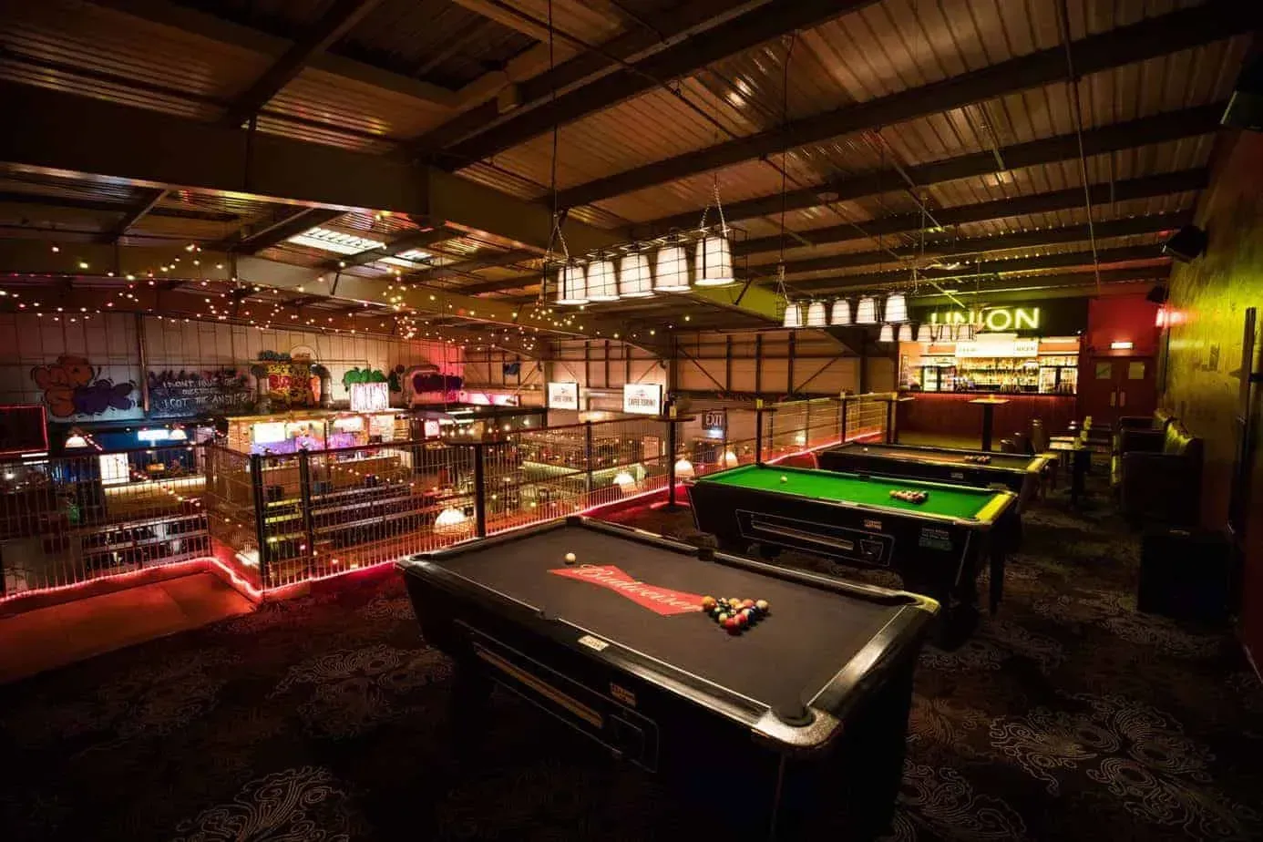 An Industrial Chic Party Venue in London With Recreational Facilities.webp