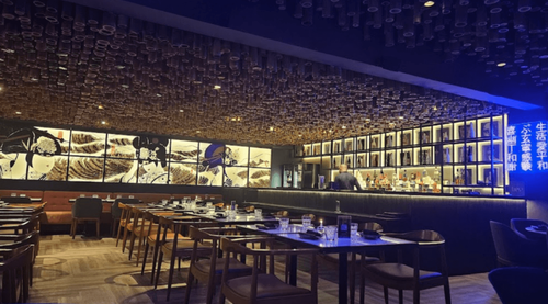 Vibrant Restaurant With a Quirky Bamboo Decor for Business Dinners