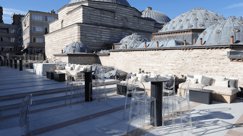 Historic Rooftop Terrace With Picturesque Views for Garden Parties