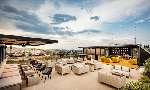 Lovely Rooftop With Luxe Furnishings