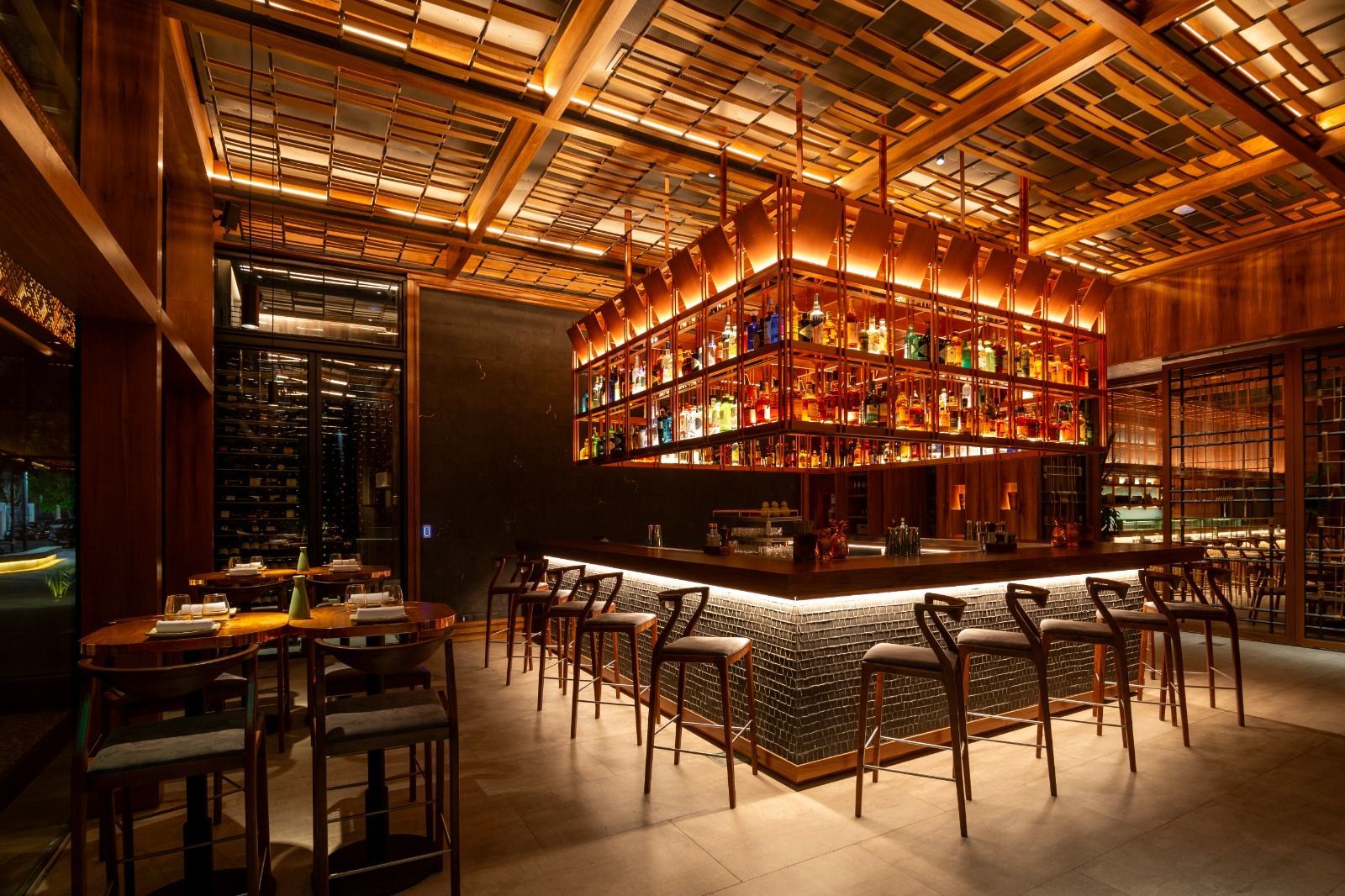 A luxurious yet cosy venue with a dramatically suspended bar for social events in Buenos Aires.jpg