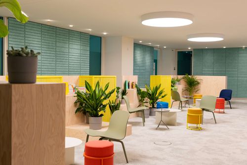 Vibrant Creative Space with Modern Comfort for Corporate Workshops