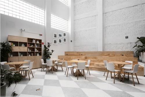 Bright Minimalistic Auditorium for Creative Meetings and Workshops