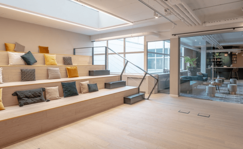 Scandinavian-Style Tiered Auditorium for Workshops & Seminars