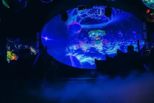 Immersive Multi-Zone Dome With Surround Sound for Creative Showcases