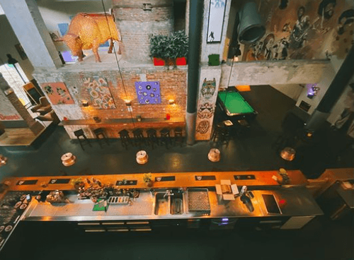 Historic Brewery With Multicultural Aesthetic for Corporate Cocktails