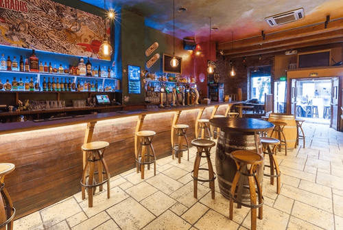 Warm Rustic Lounge With Cosy Aesthetics for Dynamic Social Mixers