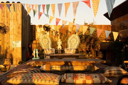 Ethereal Bohemian Rooftop for Chic Celebrations and Unique Events