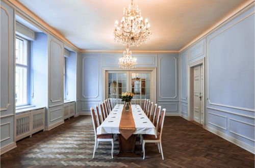 Baroque-Style Venue With a Private Garden for Elite Cocktail Parties