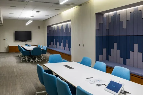Sleek High-Tech Room With Contemporary Design for Brainstorming Sessions