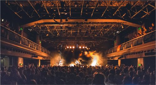 Industrial Concert Hall With Cutting-Edge Technology for Tech Summits