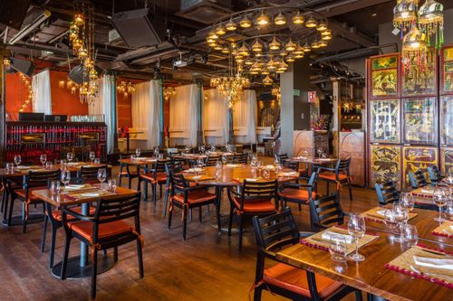 Exotic Oriental Space With a Vibrant Setup for Luxe Receptions & Soirées
