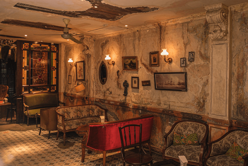 Vintage Cocktail Bar with Latin Flair