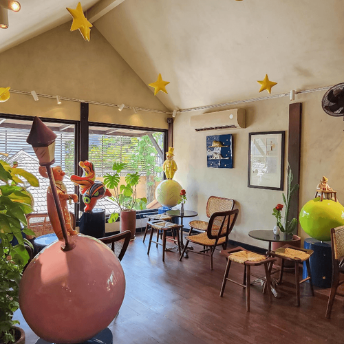 Colourful and Photogenic Rooftop Café Inspired by ‘The Little Prince’