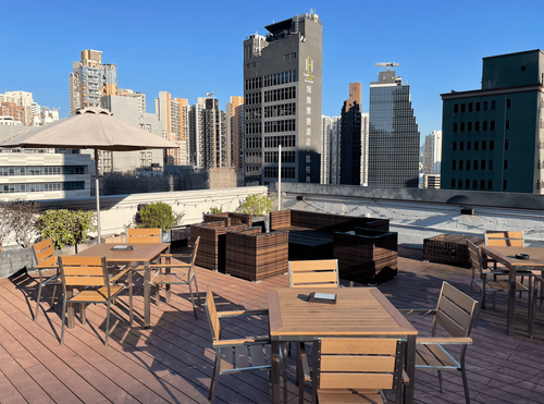 Stunning Rooftop Venue With Mountain and Cityscape Views