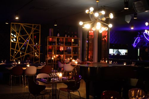 Chic Lounge With Grand Piano and Sophisticated Ambience for Memorable Nights