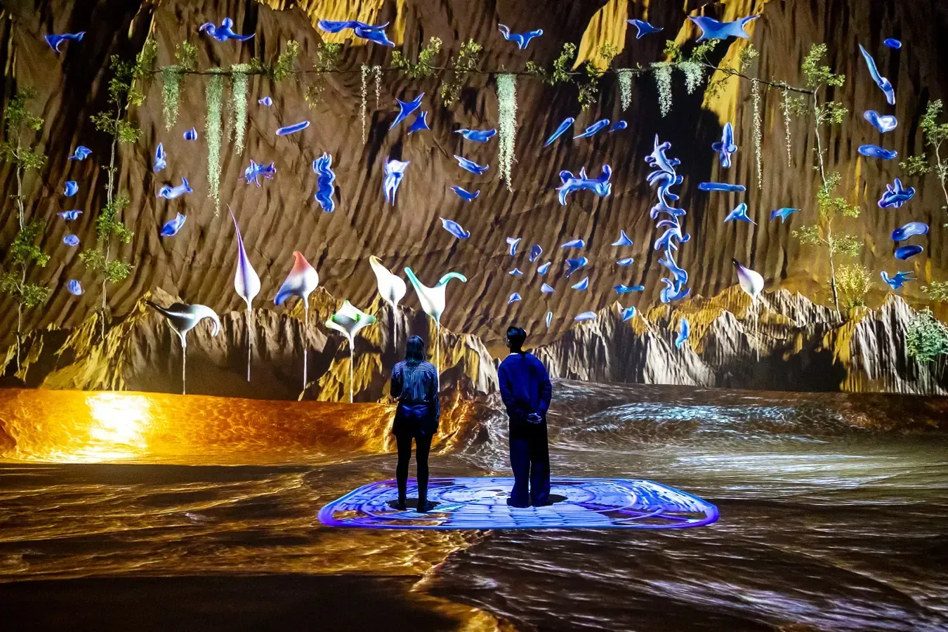 A high-tech gallery space rental for immersive experiences.webp