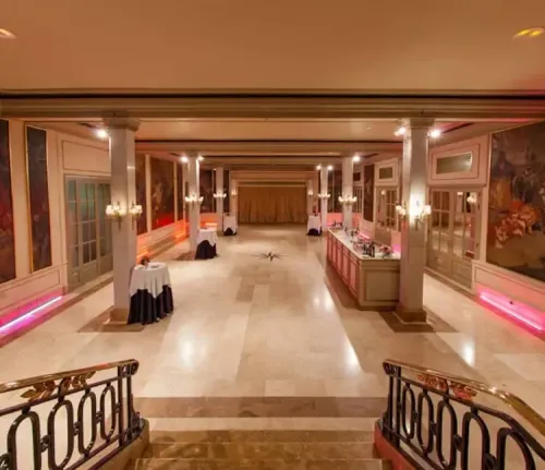 Opulent Salon With Rich Spanish Folklore Murals for Grand Gatherings