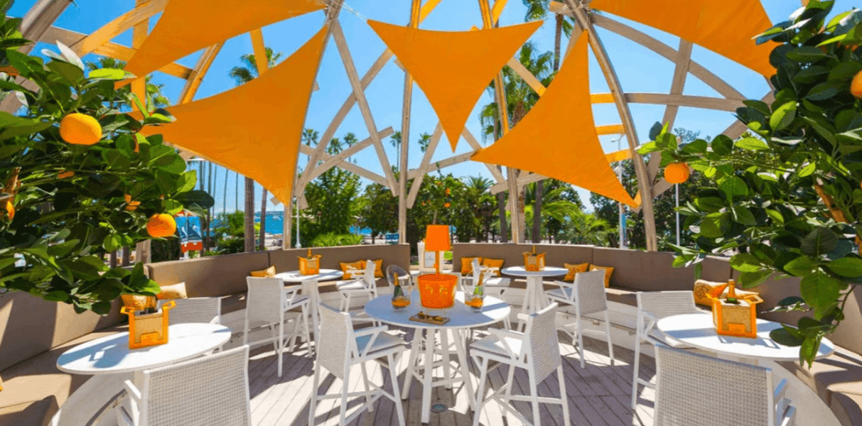 A small event space in a stylish rotunda with contemporary art.png