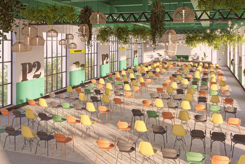 Industrial-Chic Oasis for High-Spirited Seminars and Workshops