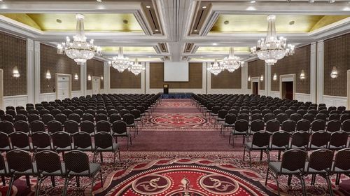 Grand Ballroom With Chandeliers for Gala Dinners and Conferences