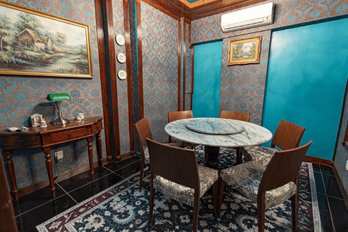 Serene Blue Ambience With Classic Elegance for Exclusive Gatherings and Bespoke Celebrations