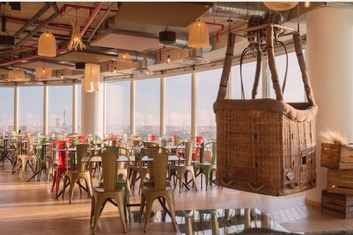 Quirky Parisian Rooftop With Urban Charm for Tactical Business Events