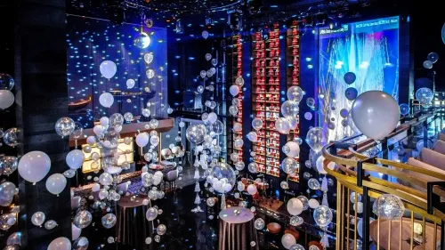 Avant-Garde Party Hall With Eclectic Design for Fashion-Forward Events