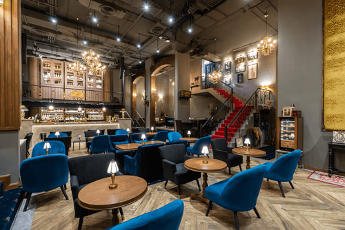 Speakeasy Vibes Venue with Live Jazz