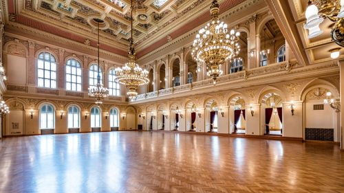 Grand Neoclassical Ballroom With Regal Charm for Exquisite Galas