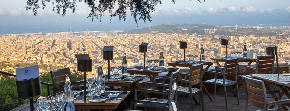 A beautiful rooftop terrace on a mountain in Barcelona with breathtaking views.webp