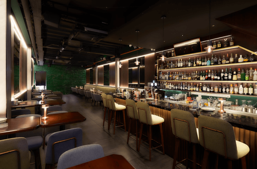 Sleek Speakeasy Bar for After-Work Team Celebrations