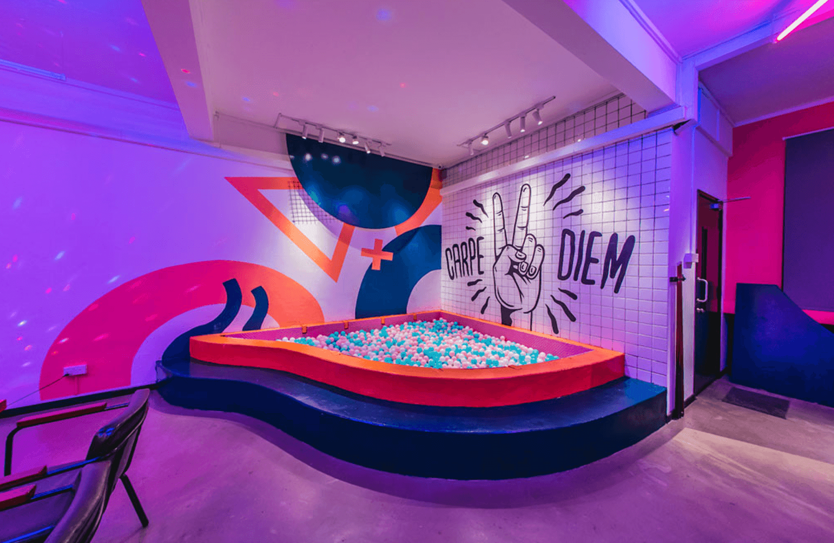 An unconventional space for events in Singapore in a glasshouse cafe with interactive art.png