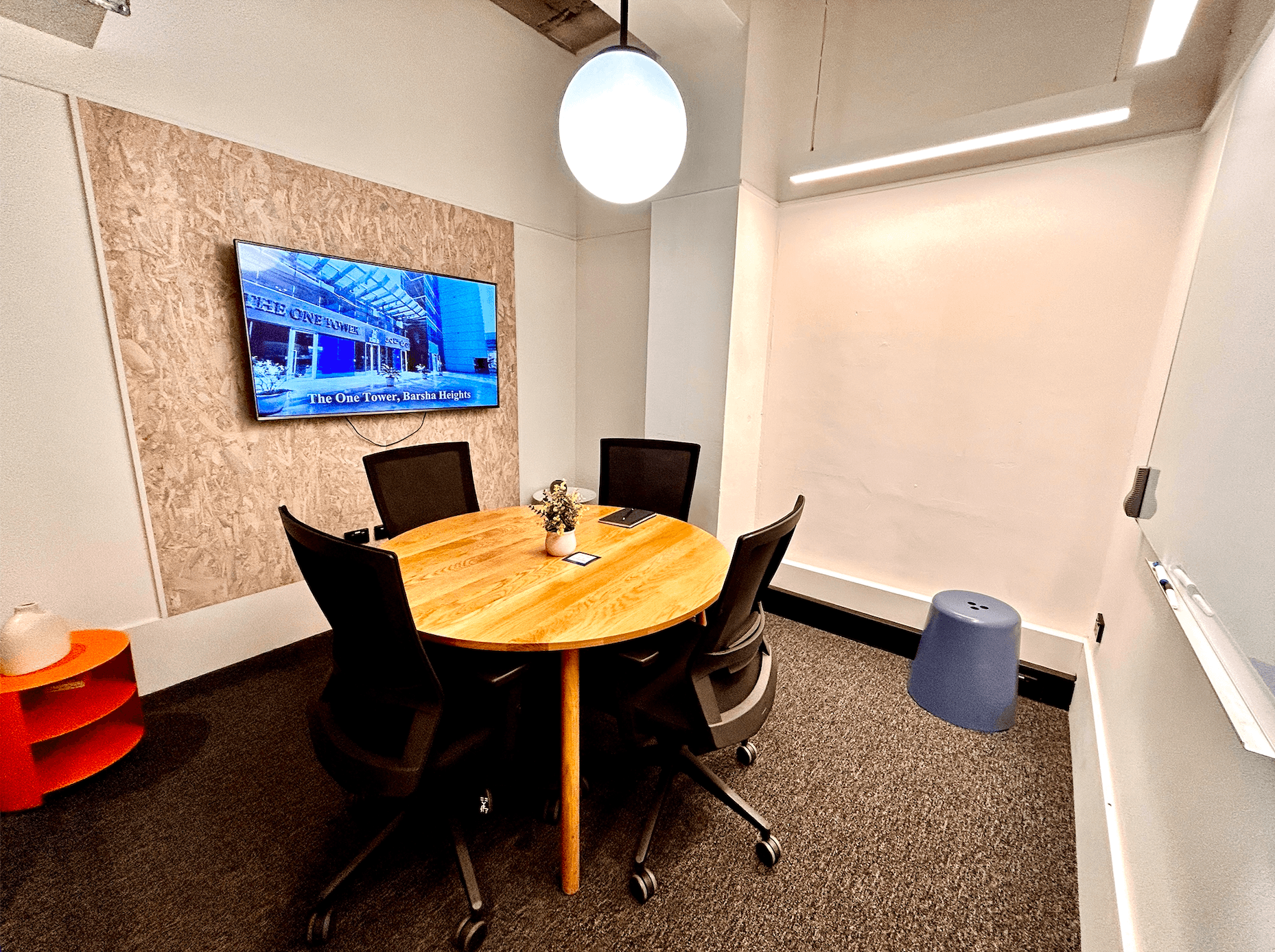 Image showcasing Scandinavian-Inspired Meeting Room for Productive Group Work Sessions