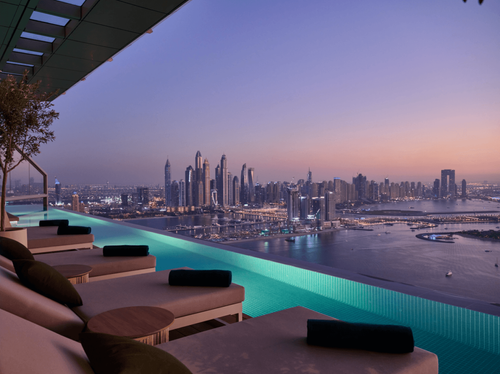 Sky-High Pool Lounge With 360-Degree Views for Elite Company Parties