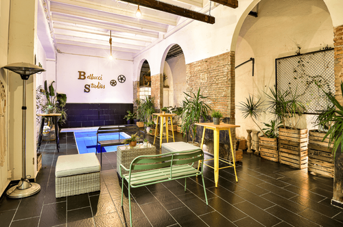 Vibrant Poolside Haven With Lush Greenery for Exclusive Events