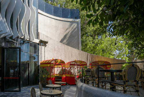 Tiered Mosaic Terrace With Parametric Facade and Semi-Private Breakout Pods