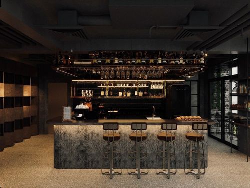 Industrial Rooftop With Nature Views for After-Work Cocktail Parties