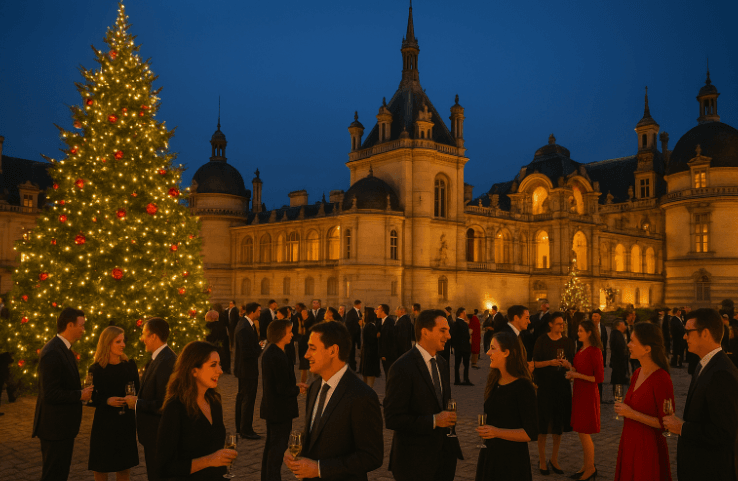 A glamorous corporate holiday celebration at Château de Chantilly (Generated via Chat-GPT).png