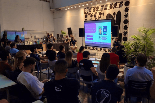 Creative Hub With Artistic Décor and Greenery for Engaging Conferences