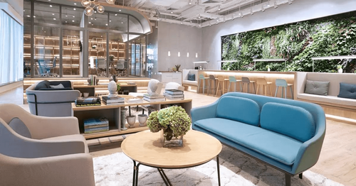 Modern Event Venue With Vertical Garden