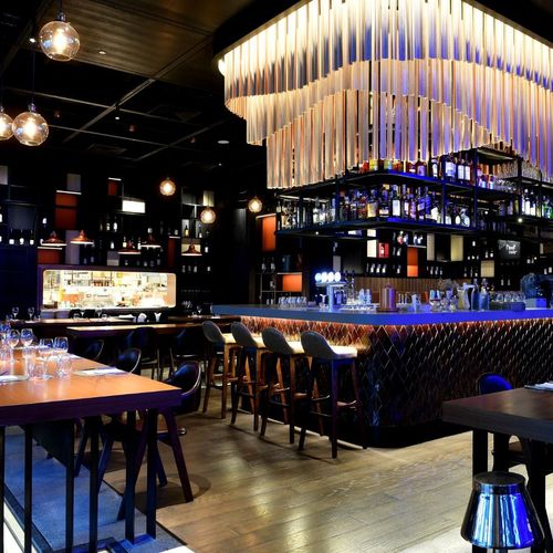 Stylish Dining Hall With Local Flair for Corporate Celebrations