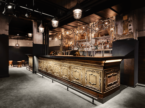 Trendy Cocktail Bar With Urban Vibes