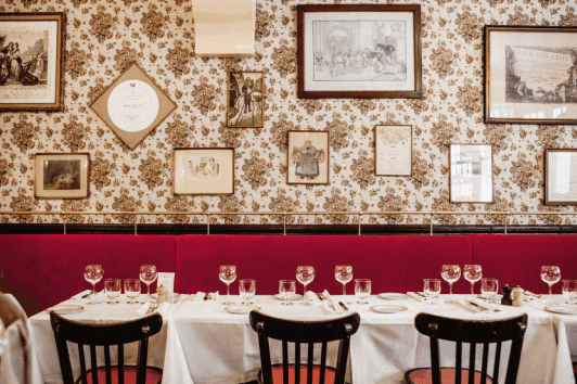 A small banquet hall in Paris in a historic 1932 bistro.png