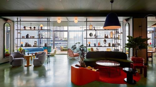 Elegant Event Venue With Lush Greenery and Rooftop Terrace