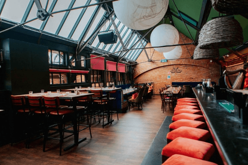 Charming Cocktail Lounge With Hidden Speakeasy
